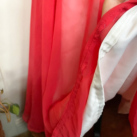 Vintage 70s Chiffon Formal Gown - Picture 4 of 8